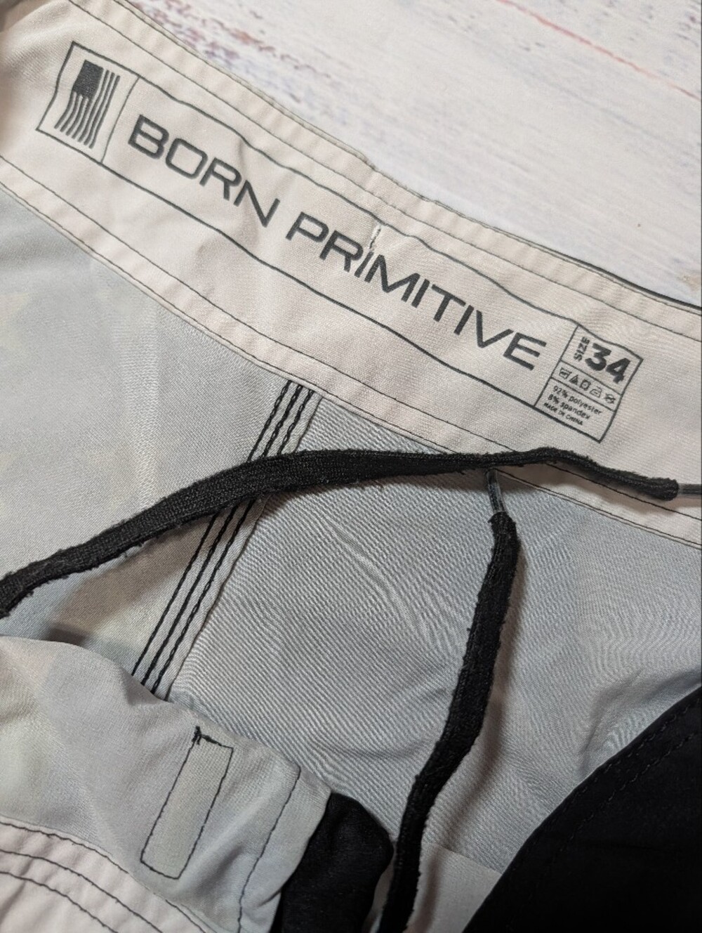 Born Primitive Men's American Defender Board Shorts Swim Trunks Size 34 Camo - Picture 8 of 12